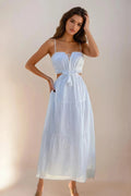Tie Back Cami Midi Dress