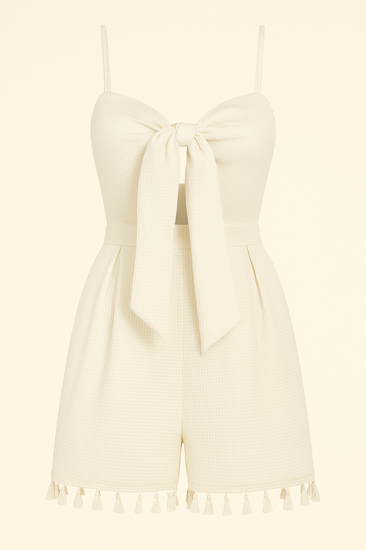 Sweetheart Neck Spaghetti Strap Romper