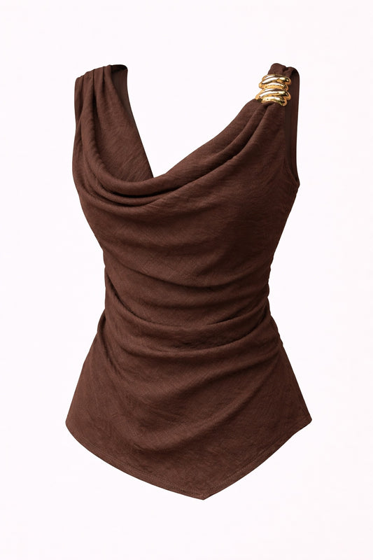 Cowl Neck Cami Top
