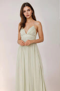 Ruched V-Neck Cami Dress