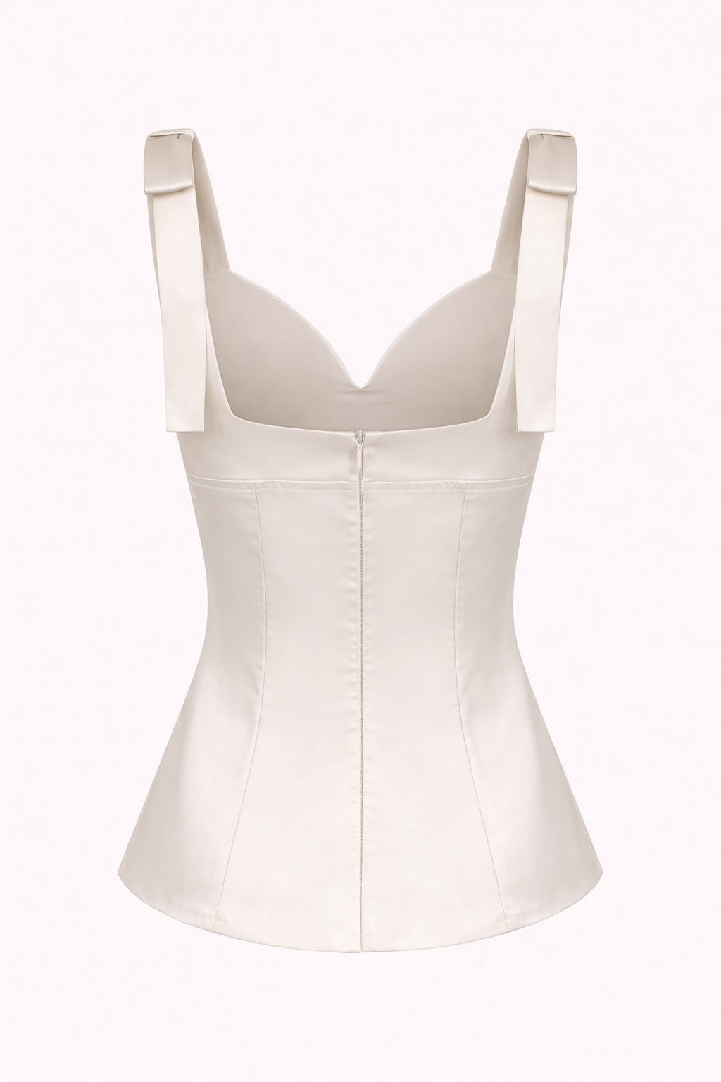 Tie-Shoulder Satin Cami