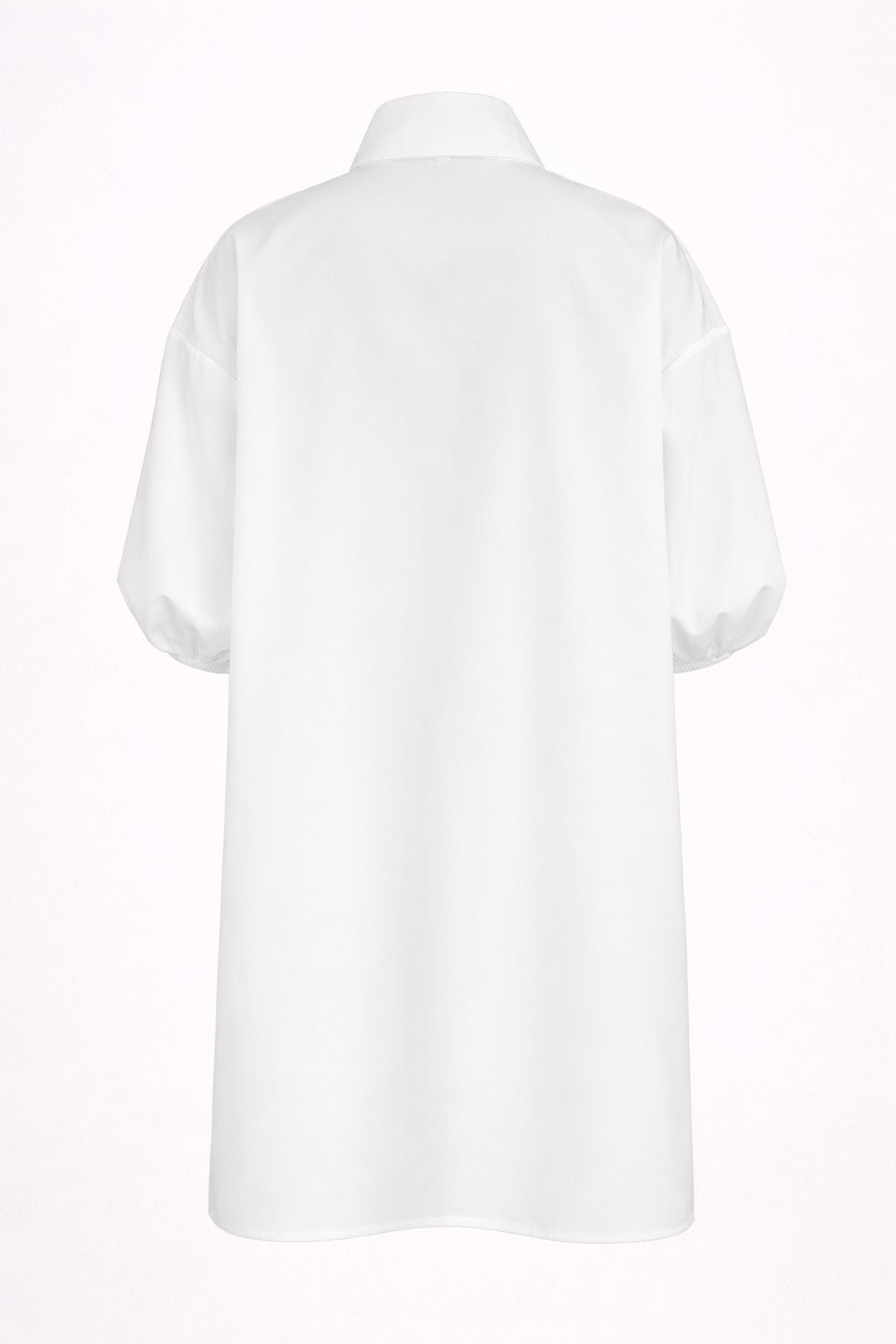 White shirt on a white background