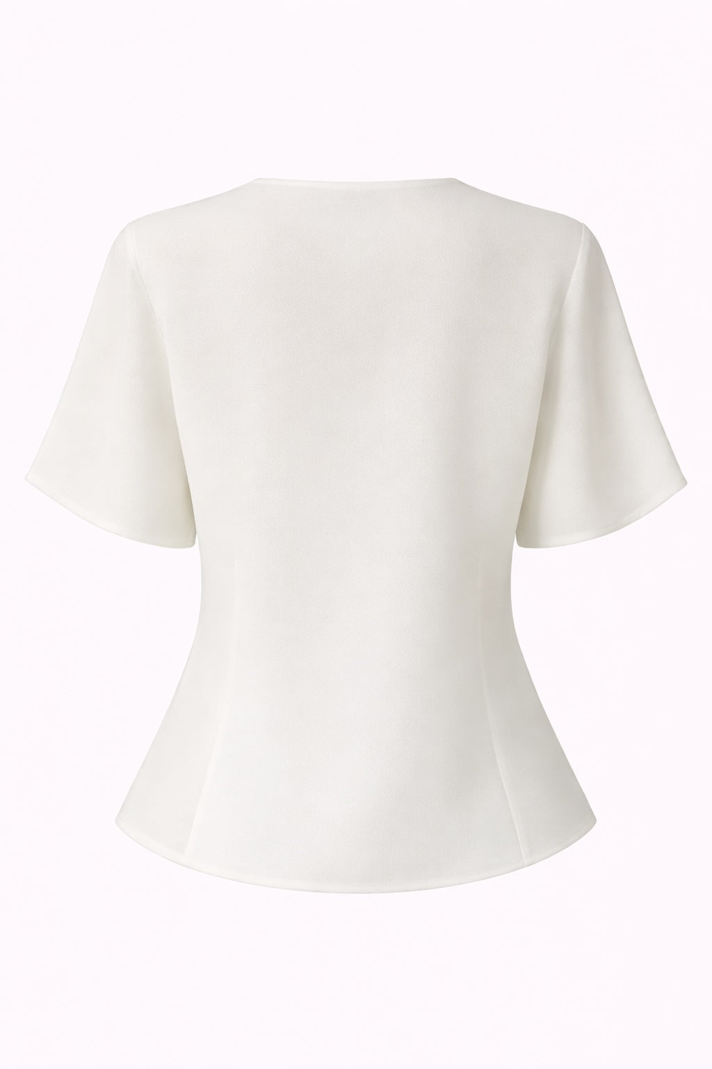 V-Neck Button-Down Shirt