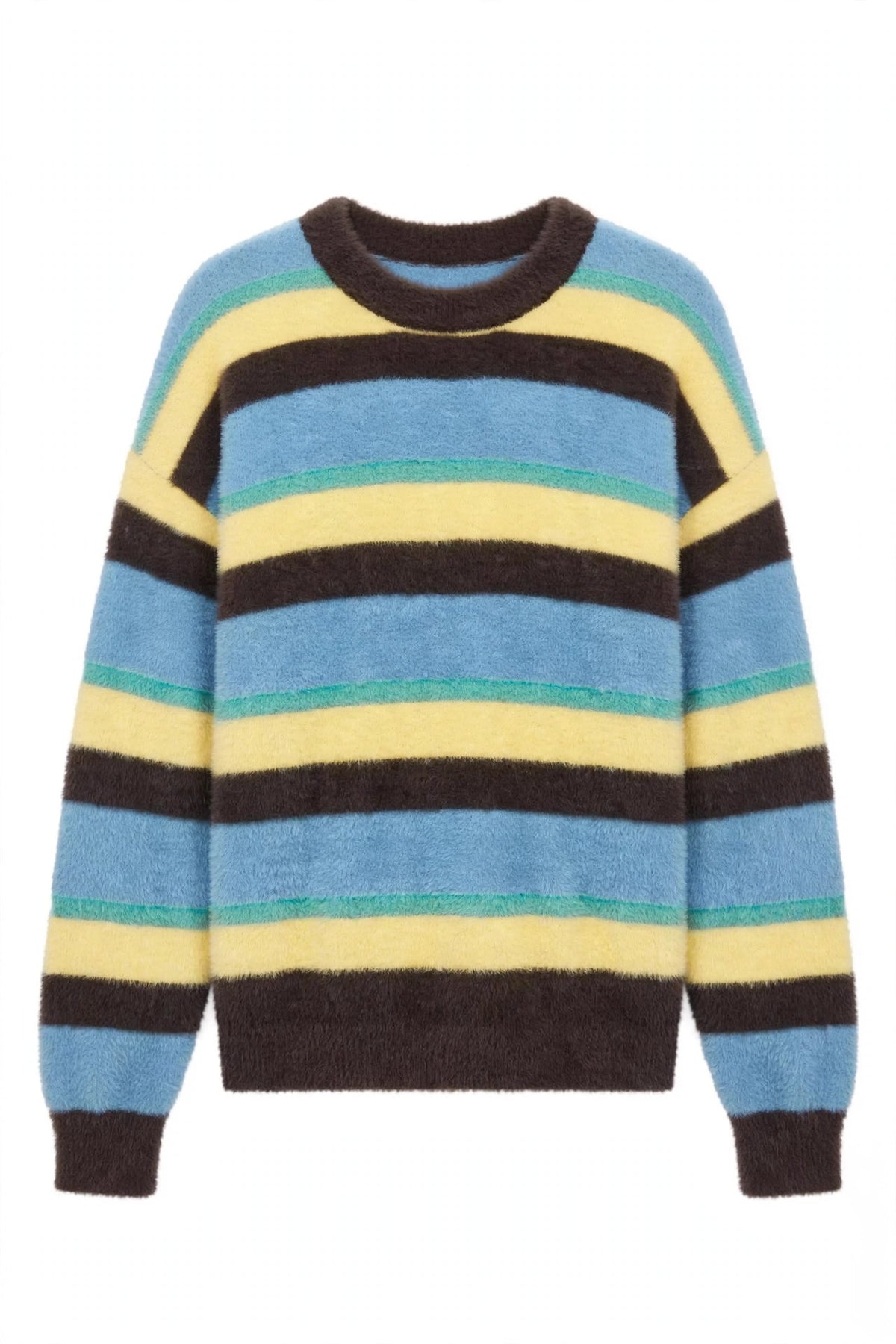 Striped Dropped Shoulder Sweater