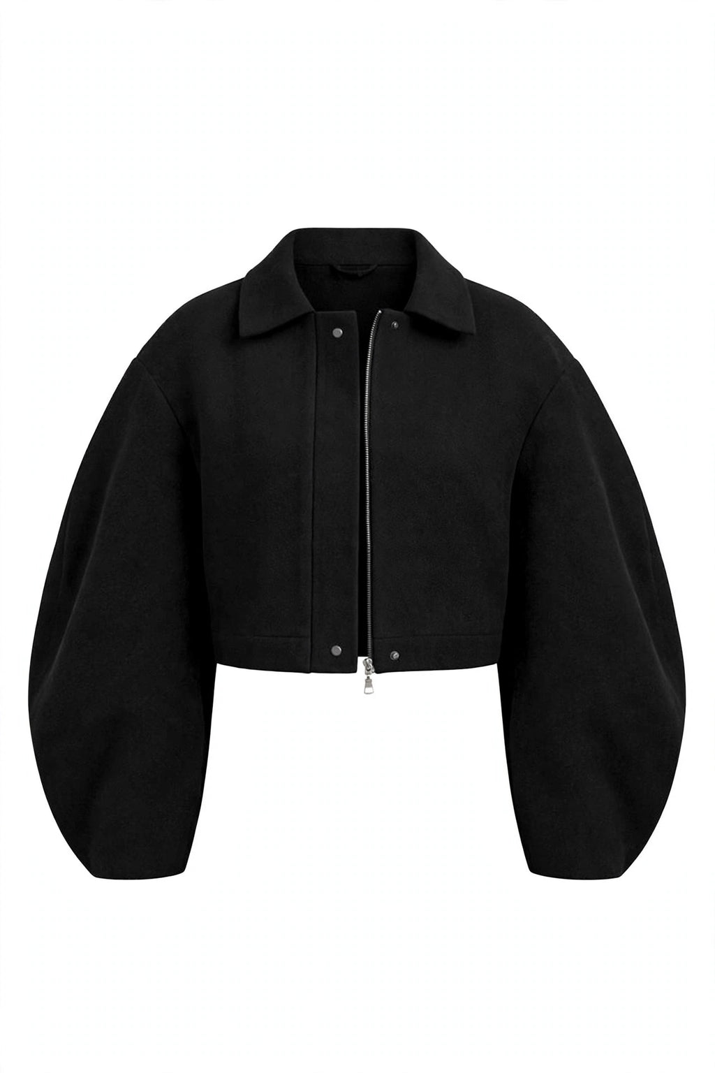 Zip Up Cropped Jacket