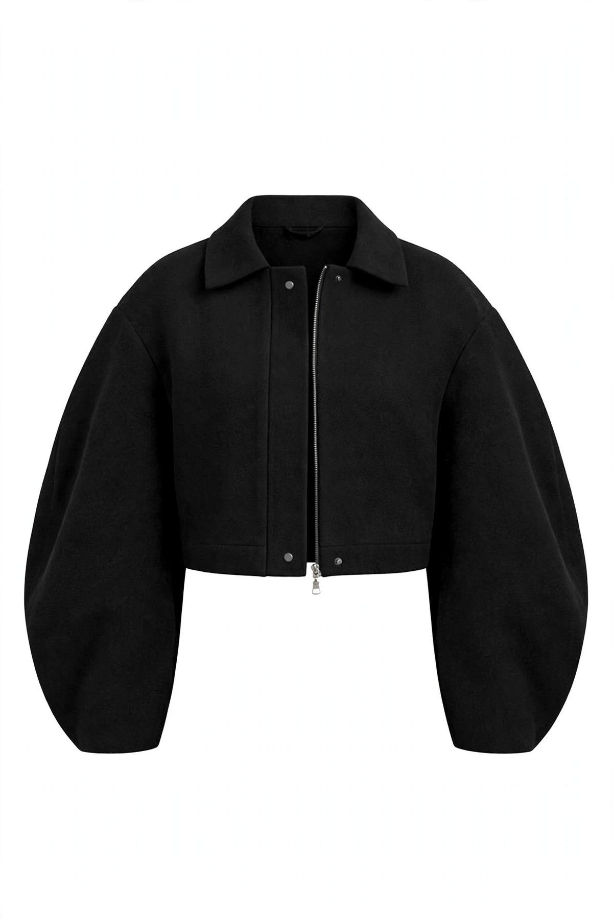 Zip Up Cropped Jacket